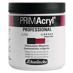 Schmincke Primacryl Professional Acrylic Paint - Quinacridone Magenta, 237 ml Jar