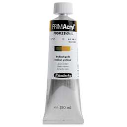 Schmincke Primacryl Professional Acrylic Paint - Indian Yellow, 150 ml Tube