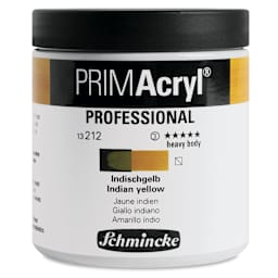 Schmincke Primacryl Professional Acrylic Paint - Indian Yellow, 237 ml Jar