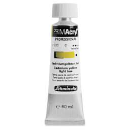 Schmincke Primacryl Professional Acrylic Paint - Cadmium Yellow Light Hue, 60 ml Tube