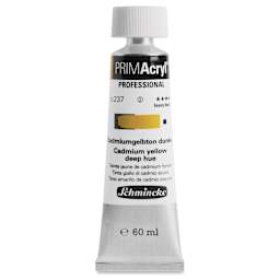 Schmincke Primacryl Professional Acrylic Paint - Cadmium Yellow Deep Hue, 60 ml Tube