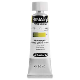 Schmincke Primacryl Professional Acrylic Paint - Hansa Yellow Lemon, 60 ml Tube