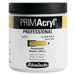 Schmincke Primacryl Professional Acrylic Paint - Naples Yellow, 237 ml Jar