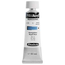 Schmincke Primacryl Professional Acrylic Paint - Royal Blue, 60 ml Tube