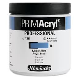 Schmincke Primacryl Professional Acrylic Paint - Royal Blue, 237 ml Jar