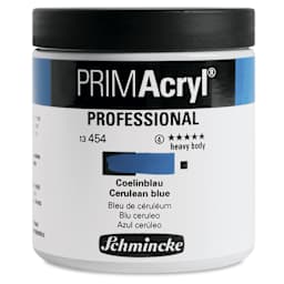 Schmincke Primacryl Professional Acrylic Paint - Cerulean Blue, 237 ml Jar