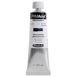 Schmincke Primacryl Professional Acrylic Paint - Ultramarine Blue, 150 ml Tube