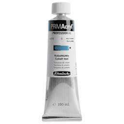 Schmincke Primacryl Professional Acrylic Paint - Cobalt Teal, 150 ml Tube