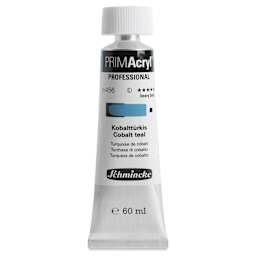 Schmincke Primacryl Professional Acrylic Paint - Cobalt Teal, 60 ml Tube