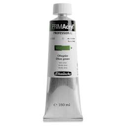 Schmincke Primacryl Professional Acrylic Paint - Olive Green, 150 ml Tube