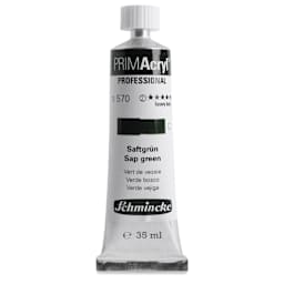 Schmincke Primacryl Professional Acrylic Paint - Sap Green, 35 ml Tube