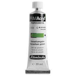 Schmincke Primacryl Professional Acrylic Paint - Vanadium Green, 35 ml Tube