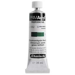 Schmincke Primacryl Professional Acrylic Paint - Chromium Oxide Green Brilliant, 35 ml Tube