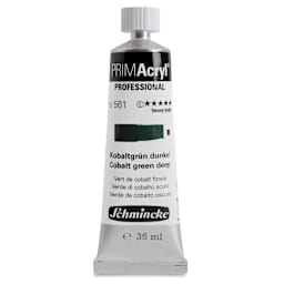 Schmincke Primacryl Professional Acrylic Paint - Cobalt Green Deep, 35 ml Tube