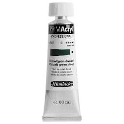 Schmincke Primacryl Professional Acrylic Paint - Cobalt Green Deep, 60 ml Tube