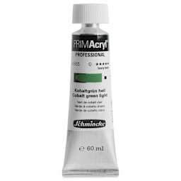 Schmincke Primacryl Professional Acrylic Paint - Cobalt Green Light, 60 ml Tube