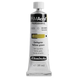 Schmincke Primacryl Professional Acrylic Paint - Yellow Green, 35 ml Tube