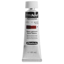 Schmincke Primacryl Professional Acrylic Paint - Burnt Sienna, 60 ml Tube