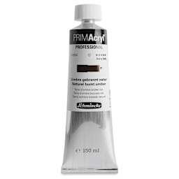 Schmincke Primacryl Professional Acrylic Paint - Natural Burnt Umber, 150 ml Tube