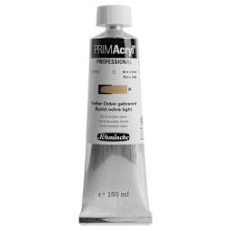 Schmincke Primacryl Professional Acrylic Paint - Burnt Ochre Light, 150 ml Tube