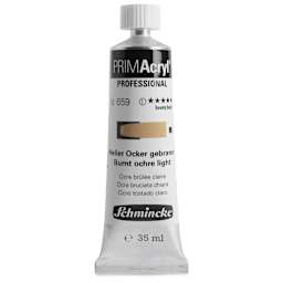 Schmincke Primacryl Professional Acrylic Paint - Burnt Ochre Light, 35 ml Tube
