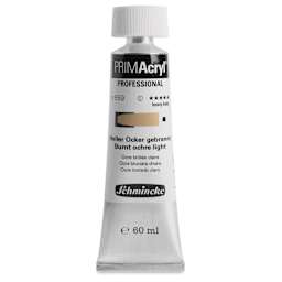 Schmincke Primacryl Professional Acrylic Paint - Burnt Ochre Light, 60 ml Tube