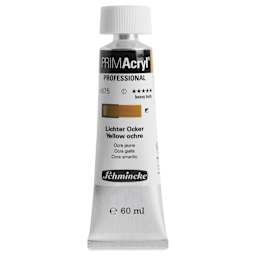 Schmincke Primacryl Professional Acrylic Paint - Yellow Ochre, 60 ml Tube