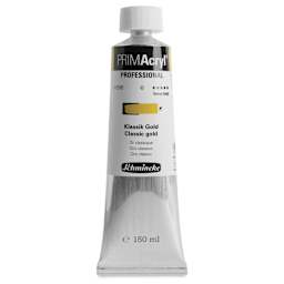 Schmincke Primacryl Professional Acrylic Paint - Classic Gold, 150 ml Tube
