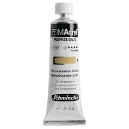 Schmincke Primacryl Professional Acrylic Paint - Renaissance Gold, 35 ml Tube