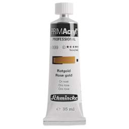 Schmincke Primacryl Professional Acrylic Paint - Rose Gold, 35 ml Tube