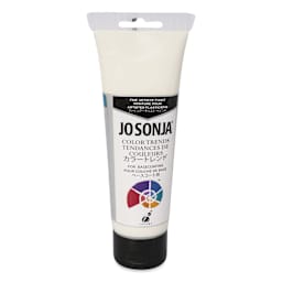 Chroma's Jo Sonja Color Trends Acrylic Paint - Soft White, 120 ml tube - front