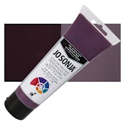 Chroma's Jo Sonja Color Trends Acrylic Paint - Blackberry - Tube and Swatch