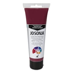 Chroma's Jo Sonja Color Trends Acrylic Paint - Claret Rose, 120 ml tube