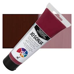 Chroma's Jo Sonja Color Trends Acrylic Paint - Claret Rose - Tube and Swatch