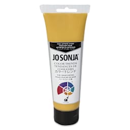 Chroma's Jo Sonja Color Trends Acrylic Paint - Mustard Seed, 120 ml tube - front