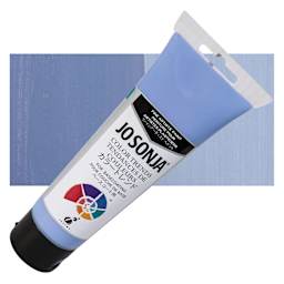 Chroma's Jo Sonja Color Trends Acrylic Paint - Azure - Tube and Swatch
