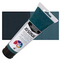 Chroma's Jo Sonja Color Trends Acrylic Paint - Deep Pond - Tube and Swatch