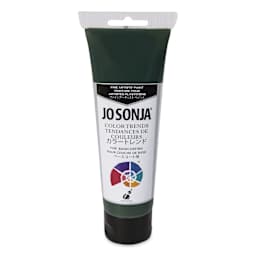 Chroma's Jo Sonja Color Trends Acrylic Paint - Forest Green, 120 ml tube - front