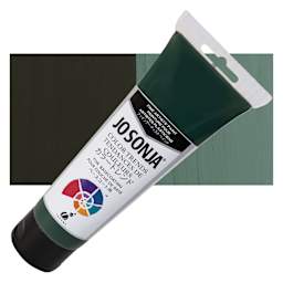 Chroma's Jo Sonja Color Trends Acrylic Paint - Forest Green - Tube and Swatch