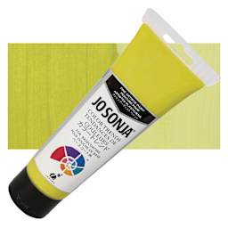 Chroma's Jo Sonja Color Trends Acrylic Paint - Tree Frog Green - Tube and Swatch