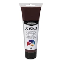 Chroma's Jo Sonja Color Trends Acrylic Paint - Espresso, 120 ml tube - front