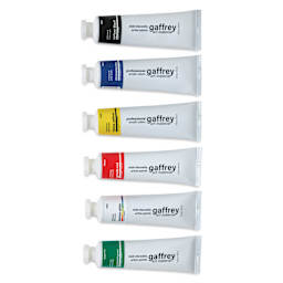 Colors included in Gaffrey Art Material Standard Body Acrylic Paints - Set of 6, Modern Colors, 59 ml