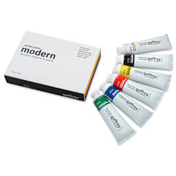 Gaffrey Standard Body Acrylic Paints - Set of 6, Modern Colors, 59 ml Tube