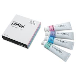 Gaffrey Art Material Standard Body Acrylic Paints - Set of 4, Pastel Colors, 59 ml Tube