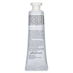 Gaffrey Art Material Standard Body Acrylic Paint - Titanium White, 59 ml tube back