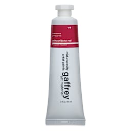 Gaffrey Art Material Standard Body Acrylic Paint - Quinacridone Red, 59 ml tube