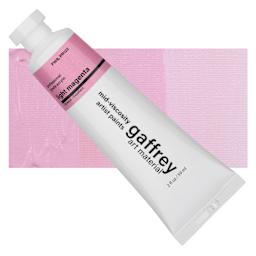 Gaffrey Art Material Standard Body Acrylic Paint - Light Magenta, 59 ml tube and swatch