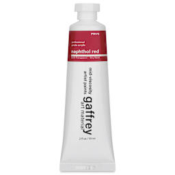 Gaffrey Art Material Standard Body Acrylic Paint - Naphthol Red, 59 ml tube