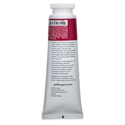 Gaffrey Art Material Standard Body Acrylic Paint - Quinacridone Magenta, 200 ml tube back