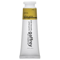 Gaffrey Art Material Standard Body Acrylic Paint - Yellow Ochre, 200 ml tube